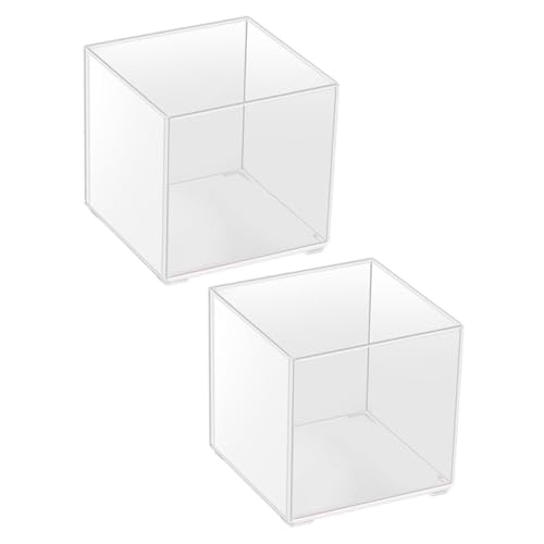 VINTORKY 2Stücke DIY Plastikgefäße Für Wasserpflanzen Transparente Terrariumhalter Für Sukkulenten Für Schreibtisch Und Pflanzengefäß Für Einfache Pflege von VINTORKY