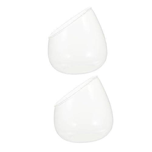 VINTORKY 2Stücke Set Klare Bubble Bowl für Pflanzen und Dekoration Terrarium für Zuhause Wohnzimmer und Flur VINTORKY 2Stücke Set Klare Bubble Bowl für Pflanzen und Dekoration Terrarium für Zuhause Wohnzimmer und Flur von VINTORKY