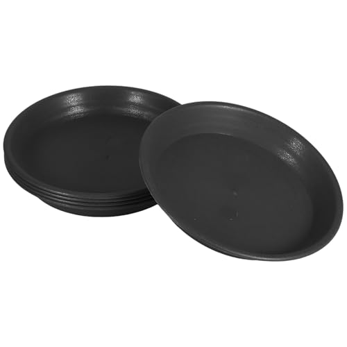 VINTORKY 5 Pcs Runde Pflanzenuntertassen Blumentopfwasserschale Mit Einem Rutschboden Sammeln Überschüssige Wasserschalen Für Außen- Und Innenpflanzen von VINTORKY