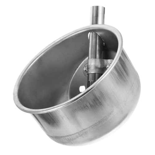 VINTORKY Automatische Edelstahl Trinkschale für Schweine Großer Wasserspender mit Schwimmerventil für Nutztiere Wie Rinder Schafe Ziegen und Pferde Praktischer Wasserspender für Bauernhof von VINTORKY