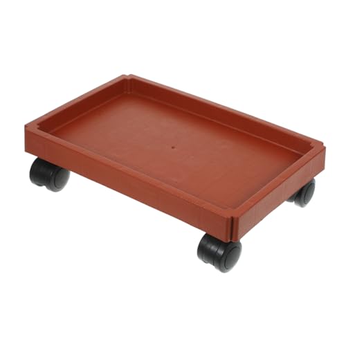 VINTORKY Gitter Rollbare Pflanzenständer Mit Rädern Quadratisches Pflanztablett Inhaber Veranstalter Gestell Zauberer Pflanzenhalter Mit Rädern Quadratische Untertasse Im Freien Rot Plastik VINTORKY Gitter Rollbare Pflanzenständer Mit Rädern Quadratisches Pflanztablett Inhaber Veranstalter Gestell Zauberer Pflanzenhalter Mit Rädern Quadratische Untertasse Im Freien Rot Plastik von VINTORKY