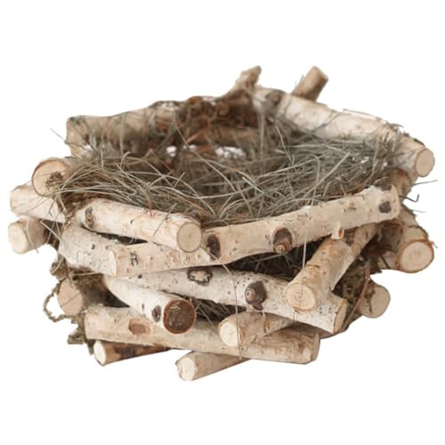 VINTORKY Handgefertigter Vogelhaus- Realistisches Vogel-Nest Ornament Für Garten Und Außenbereich Charmante Deko Für Ihre Wohnlandschaft VINTORKY Handgefertigter Vogelhaus- Realistisches Vogel-Nest Ornament Für Garten Und Außenbereich Charmante Deko Für Ihre Wohnlandschaft von VINTORKY