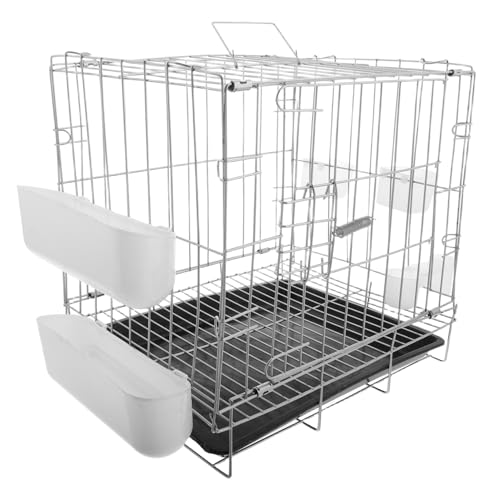 VINTORKY Taubenzuchtkäfig Mit Tablett, Tragbarer, Faltbarer Vogelkäfig, Finken-kanarienvogelnistkasten, Geflügeltransportkiste Für Brieftauben, Papageien, Kanarienvögel VINTORKY Taubenzuchtkäfig Mit Tablett, Tragbarer, Faltbarer Vogelkäfig, Finken-kanarienvogelnistkasten, Geflügeltransportkiste Für Brieftauben, Papageien, Kanarienvögel von VINTORKY