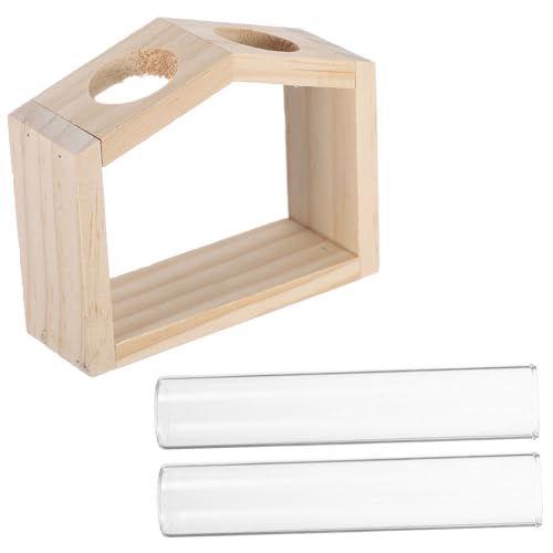 VINTORKY Teströhre Vase Für Pflanzen Hydroponischer Blumenhalter Für Tischdekoration Für Hochzeiten Und Heimdekoration Für Wurzelwachstum von VINTORKY