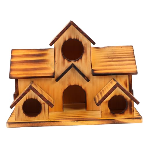 VINTORKY Vogelhäuschen Aus Holz Vogelnest Vogelnistkäfig Vogelfutterstation für Den Garten Tierhandlung VINTORKY Vogelhäuschen Aus Holz Vogelnest Vogelnistkäfig Vogelfutterstation für Den Garten Tierhandlung von VINTORKY