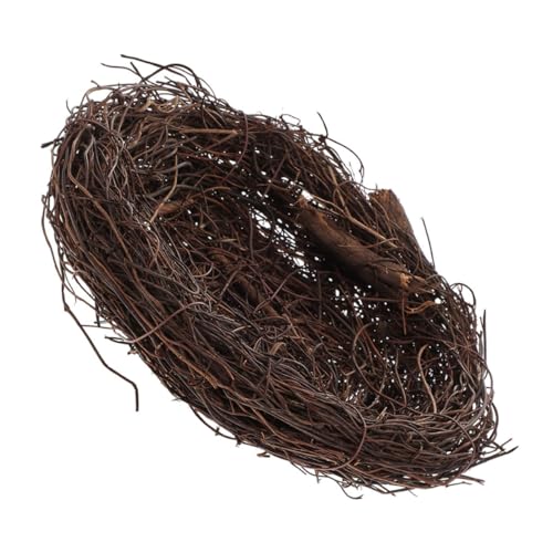 VINTORKY Vogel Kunst Handgemachte Rattan Nest Ornament Garten Vogelhaus VINTORKY Vogel Kunst Handgemachte Rattan Nest Ornament Garten Vogelhaus von VINTORKY