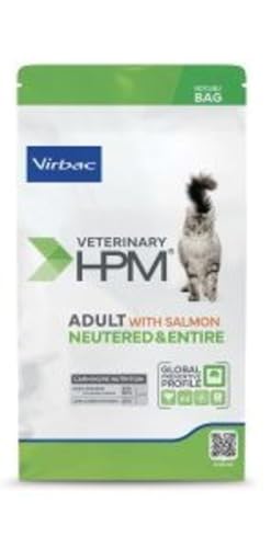 HPM Tierarzt Adult Lachs NEUTERED & Ziehen der Katze, 1,5 kg von VIRBAC PF