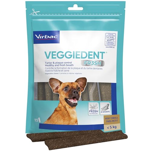 Virbac VEGGIEDENT Zen XS - Schweinefutter (Pig feed) - Hypoallergen - Gemüse - 1.22 kg - Schwein - Hund von VIRBAC SAC