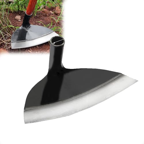 VISIOLEX Schwere Stahl Gartenarbeit Unkraut Hacke, Edelstahl Bauernhof Hacke hohlen Kopf Garten Hacke, Garten Unkraut Hacke, Garten, Bauernhof und Hinterhof Hacken Werkzeuge (31.8cm) von VISIOLEX