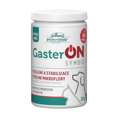 GasterON SYMBIO - Probiotika & Präbiotika für Hunde und Katzen - VITAR Veterinae - Unterstützung der Verdauung, Darmflora-Aufbau & Immunsystem-Stärkung - Bis zu 100 Dosen von VITAR Veterinae