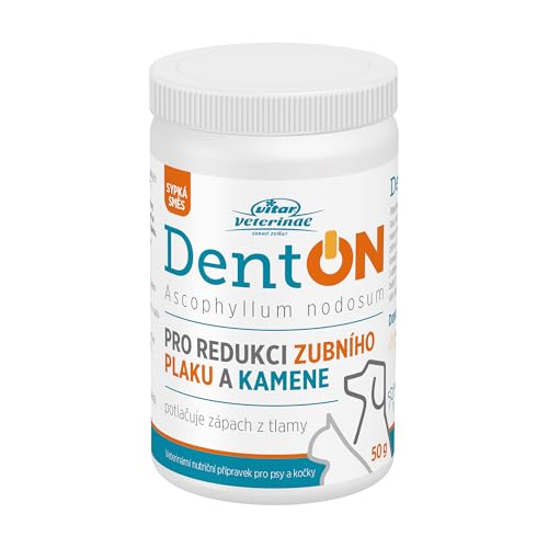 VITAR Veterinae DentON 50 g – Gegen Zahnbelag & Zahnstein, Schluss mit schlechtem Atem VITAR Veterinae DentON 50 g – Gegen Zahnbelag & Zahnstein, Schluss mit schlechtem Atem von VITAR Veterinae