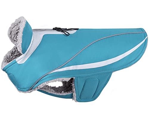 VIVAGLORY Hundemantel, Leichtgewichtig Kuschelig Hundejacke Fleece Für Den Spätherbst und den Frühwinter, Wasserbeständig Hundefleeceweste für Klein Haustiere Gehen Training, Pfauenblau VIVAGLORY Hundemantel, Leichtgewichtig Kuschelig Hundejacke Fleece Für Den Spätherbst und den Frühwinter, Wasserbeständig Hundefleeceweste für Klein Haustiere Gehen Training, Pfauenblau von VIVAGLORY