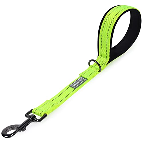 VIVAGLORY Kurzführer Hund Hundeleine Kurz Kurze Leine Hund Nylonleine Hundeleine Mittelgroße Große Hunde Kurzführer Hund Metallclip Hundeleine mit Kurzführer, 46 cm Länge 2,5 cm Breite, Neon Gelb VIVAGLORY Kurzführer Hund Hundeleine Kurz Kurze Leine Hund Nylonleine Hundeleine Mittelgroße Große Hunde Kurzführer Hund Metallclip Hundeleine mit Kurzführer, 46 cm Länge 2,5 cm Breite, Neon Gelb von VIVAGLORY