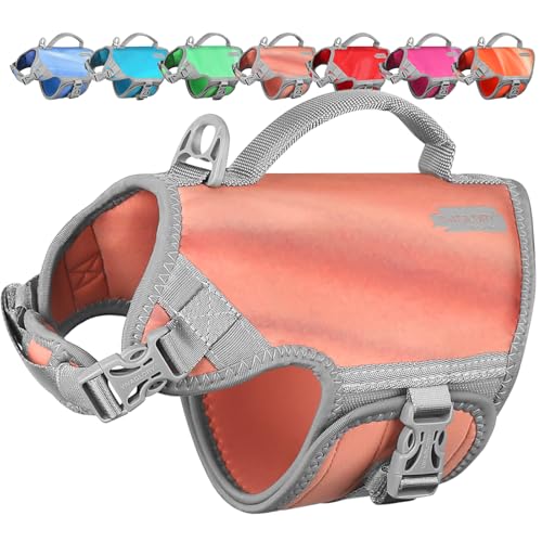 VIVAGLORY Neopren Schwimmweste Hund Hundeweste Schwimmen Für Wassersport Schwimmen & Hunter, Leichte Sicher Langlebig Einstellbar Auftrieb Lebensretter Mit Rettungsgrif, XS, Pink Desert VIVAGLORY Neopren Schwimmweste Hund Hundeweste Schwimmen Für Wassersport Schwimmen & Hunter, Leichte Sicher Langlebig Einstellbar Auftrieb Lebensretter Mit Rettungsgrif, XS, Pink Desert von VIVAGLORY