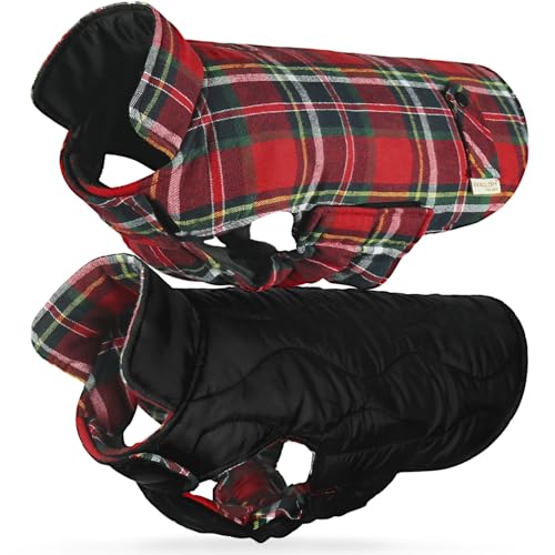VIVAGLORY SoftJoy Hundemantel für Hunde Hundejacke Hunde Welpe Wintermantel Hund Winterjacken & Wintermäntel Hundepullover Hundemantel für Winter Warme Wendbar Fleece L Rot VIVAGLORY SoftJoy Hundemantel für Hunde Hundejacke Hunde Welpe Wintermantel Hund Winterjacken & Wintermäntel Hundepullover Hundemantel für Winter Warme Wendbar Fleece L Rot von VIVAGLORY
