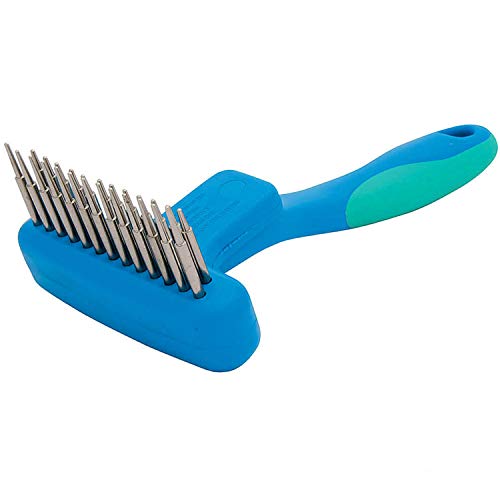 VIVOG® Unterwollstriegel mit rotierenden und nachgebenden Zähnen Ausführung des Werkzeuges doppelreihig, mit 25 Zähnen von VIVOG