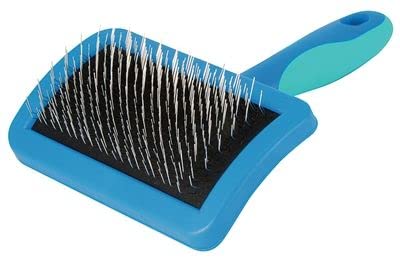 Vivog Zupfbürste für Haustiere, gebogen, fest, klein Vivog Zupfbürste für Haustiere, gebogen, fest, klein von VIVOG
