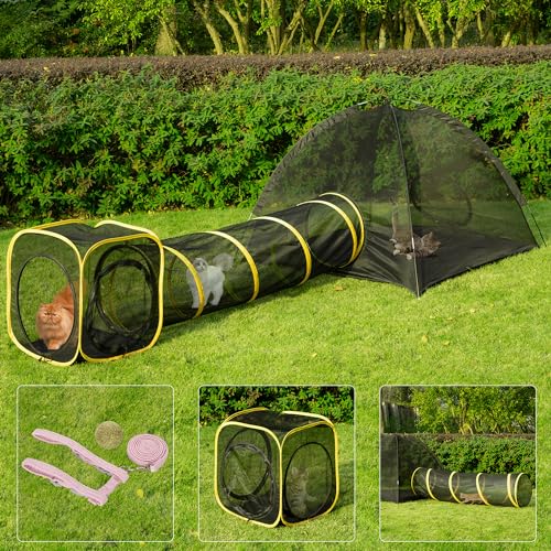 VIVOHOME Outdoor Katzengehege 3-in-1 von VIVOHOME