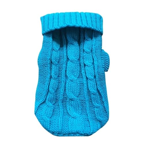 VIXDA Haustier Hund Pullover Winter Haustier Kleidung für kleine Hunde Warmer Pullover Mantel Outfit für Katzen Kleidung Wollig Weiche Hunde T Shirt Jacke von VIXDA