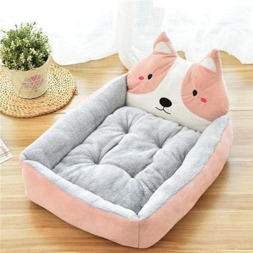 VIXDA Hundebett Tierkarikatur Geformte Matte Liege Sofa Abnehmbares Haustierbett Hundeunterlage Zwinger Wintererwärmung Große Korbmatratze VIXDA Hundebett Tierkarikatur Geformte Matte Liege Sofa Abnehmbares Haustierbett Hundeunterlage Zwinger Wintererwärmung Große Korbmatratze von VIXDA