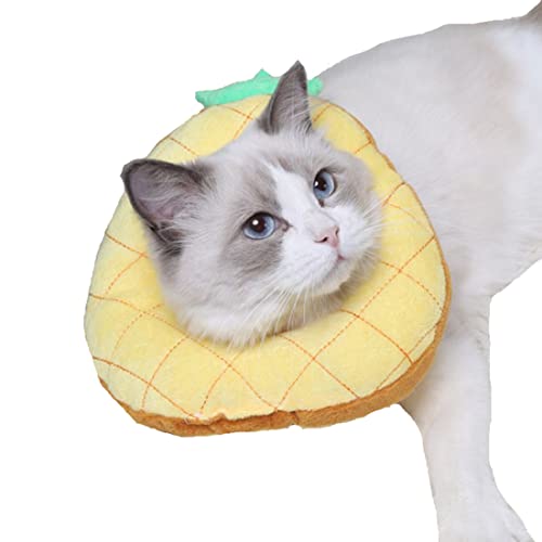 VIZAUZIE Haustiere Schutzkragen Wiederherstellung Schutzhalsband Halskrause Pflege Wunde Hals Leckschutz Bissschutz Wasserdicht für Katzen Hunde Welpen Kätzchen Ananas M VIZAUZIE Haustiere Schutzkragen Wiederherstellung Schutzhalsband Halskrause Pflege Wunde Hals Leckschutz Bissschutz Wasserdicht für Katzen Hunde Welpen Kätzchen Ananas M von VIZAUZIE
