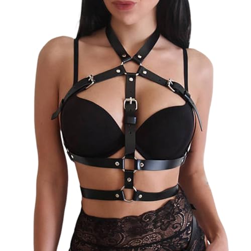 VKFOFEG Leder Harness für Frauen, von VKFOFEG