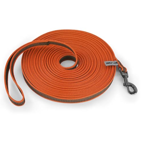 Hundeleine 1,5 m, 3,0 m, 15 m, mittelgroß, klein, lang, Hundeleine, 10 m, einfach und bequem, leicht, personalisierbar, Training, große Hundeleinen, 5 Meter(Orange,10M) von VMDVBNA