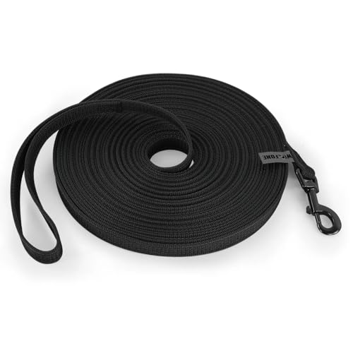 Hundeleine 1,5 m, 5 m, 10 m, 15 m, mittelgroß, klein, lang, Hundeleine, 10 m, einfaches und bequemes Training, große Hundeleinen(Black,10M) von VMDVBNA