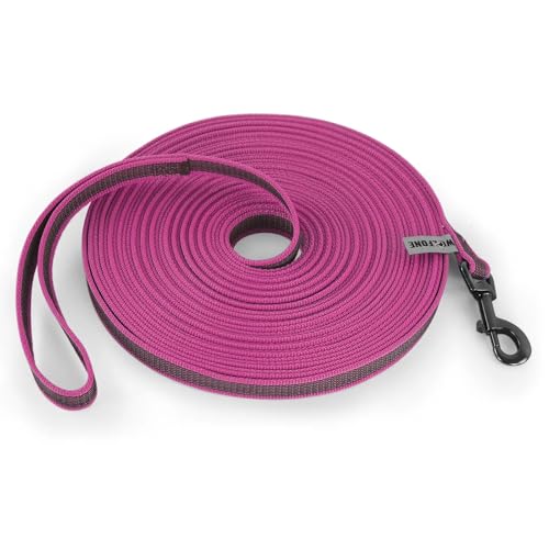 Hundeleine 1,5 m, 5 m, 10 m, 15 m, mittelgroß, klein, lang, Hundeleine, 10 m, einfaches und bequemes Training, große Hundeleinen(Pink,10M) von VMDVBNA