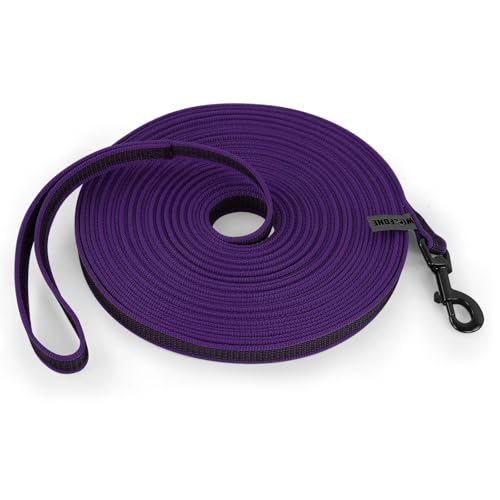 Hundeleine 1,5 m, 5 m, 10 m, 15 m, mittelgroß, klein, lang, Hundeleine, 10 m, einfaches und bequemes Training, große Hundeleinen(Purple,5M) von VMDVBNA