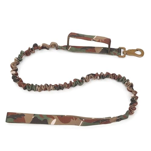 Hundeleine Hundehalsband, langlebiges Leinen-Set, verstellbare Haustierhalsband-Leine, mittelgroßer großer Hund, Deutscher Schäferhund, Trainingszubehör(Camouflage Leash,XL Neck53-63CM) von VMDVBNA