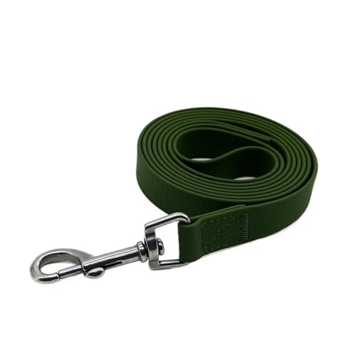 Hundeleine wasserdichte Hundeleine, Lange Leine, Hundeleine, Lange Leine for Hunde, super Lange Hundeleine, 3,0 m, 5 m, 10 m, 15 m, 20 m, Lange Hundeleine for einen Hund(Green2,1.6cmX3.0m) von VMDVBNA
