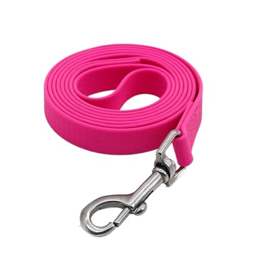 Hundeleine wasserdichte Hundeleine, Lange Leine, Hundeleine, Lange Leine for Hunde, super Lange Hundeleine, 3,0 m, 5 m, 10 m, 15 m, 20 m, Lange Hundeleine for einen Hund(Pink,1.6cmX3.0m) von VMDVBNA