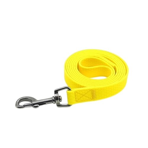 Hundeleine wasserdichte Hundeleine, Lange Leine, Hundeleine, Lange Leine for Hunde, super Lange Hundeleine, 3,0 m, 5 m, 10 m, 15 m, 20 m, Lange Hundeleine for einen Hund(Yellow,1.6cmX3.0m) von VMDVBNA