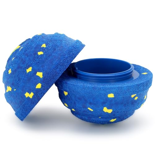 VNAKIO Interaktiver Hundeball mit Blitzmuster, Ersatzschale (blau) von VNAKIO