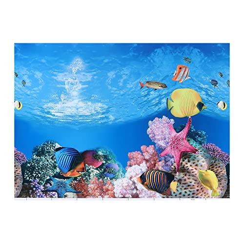 VOCOSTE 32,28 "x 23,62", Aquarium-Hintergrundposter, Aquarium-Dekorationsaufkleber von VOCOSTE