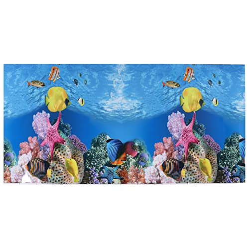 VOCOSTE 59,84 "x 27,56", Aquarium-Hintergrundposter, Aquarium-Dekorationsaufkleber von VOCOSTE