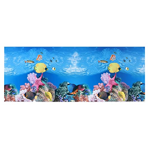 VOCOSTE Aquarium Hintergrund Poster Dekoration PVC 59.84"x23.62" von VOCOSTE