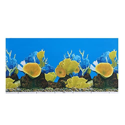 VOCOSTE Doppelseitig Aquarium Hintergrund Dekoration Aufkleber 15,75" x24,41 von VOCOSTE