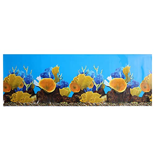 VOCOSTE Doppelseitige Aquarium Hintergrund Dekor Aufkleber, 23,62" x59,84 von VOCOSTE