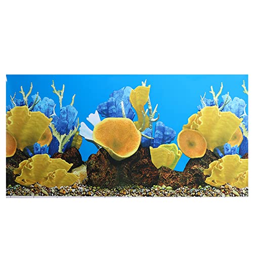 VOCOSTE Doppelseitiger Aquarium Hintergrund Dekor Aufkleber, 19,69" x24,41 von VOCOSTE