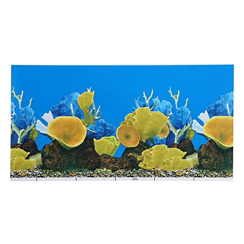 VOCOSTE Doppelseitiger Aquarium-Hintergrunddekor-Aufkleber, 11,81" x 20,47" von VOCOSTE