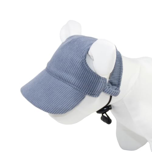 VOCUE Baseballkappe für Hunde mit Stretch-Kinnseil, modisch, cool, für Hunde und Katzen, Baseballkappen, schützt Reitmützen von VOCUE