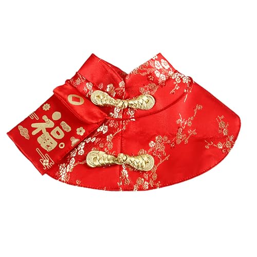 VOCUE Chinesisches Neujahrs-Haustierkostüm für Katze, Hund, Festival, Party, Haustierumhang mit rotem Umschlag für Frühlingsfest, Katze, Foto-Requisiten VOCUE Chinesisches Neujahrs-Haustierkostüm für Katze, Hund, Festival, Party, Haustierumhang mit rotem Umschlag für Frühlingsfest, Katze, Foto-Requisiten von VOCUE