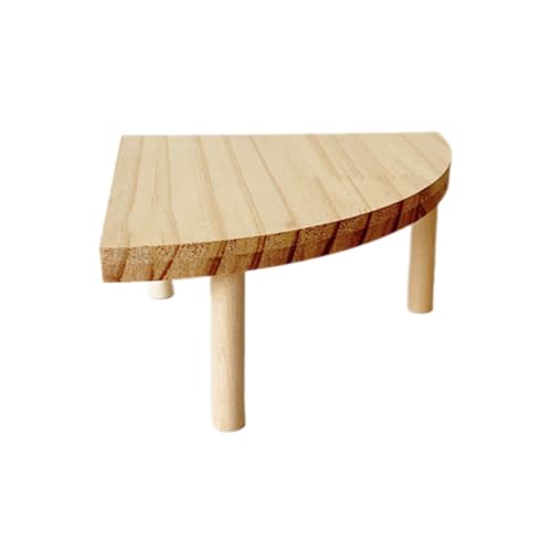 VOCUE Hamster Leiter Spielzeug für Haustier Holz Plattform Eichhörnchen Käfig Eckspielzeug Zubehör Kleintier Kletterspielzeug von VOCUE