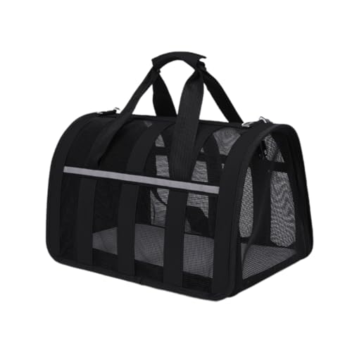 VOCUE Haustier-Handtasche, Katzentragetasche, weich, große Kapazität, mit Riemen, atmungsaktiv, Haustier-Tragetasche, Sightseeing-Tasche von VOCUE