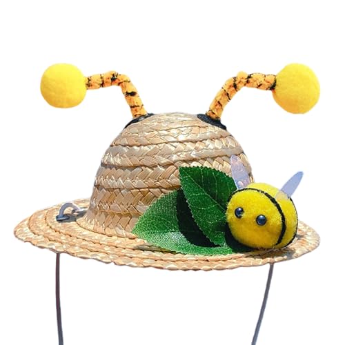 VOCUE Haustier-Strohhut, niedlicher Hundehut, Outdoor-Ausrüstung, Haustier-Partyhut, modisches Hunde-Outfit für Outdoor-Aktivitäten VOCUE Haustier-Strohhut, niedlicher Hundehut, Outdoor-Ausrüstung, Haustier-Partyhut, modisches Hunde-Outfit für Outdoor-Aktivitäten von VOCUE