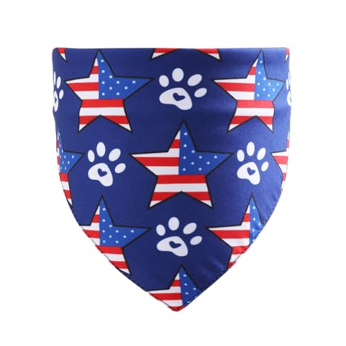 VOCUE Haustierhalstücher für Hunde, Unabhängigkeitstag, Party, Haustier-Halstuch, Schal, Handtuch, Festival-Dekoration, Hundehalsband VOCUE Haustierhalstücher für Hunde, Unabhängigkeitstag, Party, Haustier-Halstuch, Schal, Handtuch, Festival-Dekoration, Hundehalsband von VOCUE