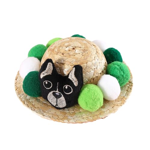 VOCUE Trend-Katzen-Strohhut mit Cartoon-Hut, modischer cooler Hut für Hunde, Katzen, Strohhut, Katzen, Frühling, Reisen, Fotografie, Sonnenhut VOCUE Trend-Katzen-Strohhut mit Cartoon-Hut, modischer cooler Hut für Hunde, Katzen, Strohhut, Katzen, Frühling, Reisen, Fotografie, Sonnenhut von VOCUE