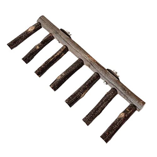 VOCUE Vogelspielzeug Sitzstange Leiter Papagei Holz Schleifständer für Käfig Kuschelspielzeug für kleine mittelgroße Vögel Papageien einfach zu installieren VOCUE Vogelspielzeug Sitzstange Leiter Papagei Holz Schleifständer für Käfig Kuschelspielzeug für kleine mittelgroße Vögel Papageien einfach zu installieren von VOCUE